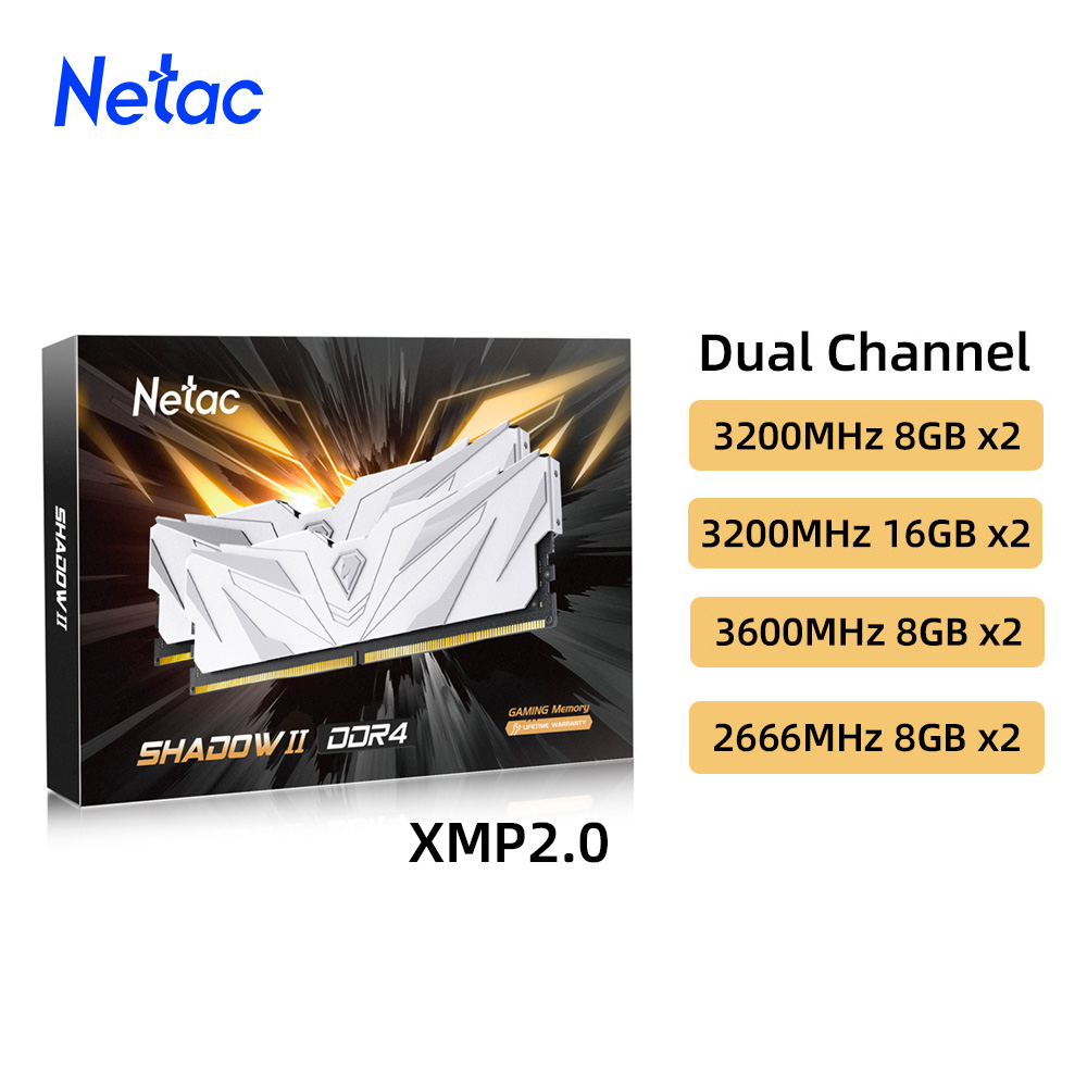 Ddr4 3200Mhz - Оперативная память Netac DDR4 8GBX2 16GBX2