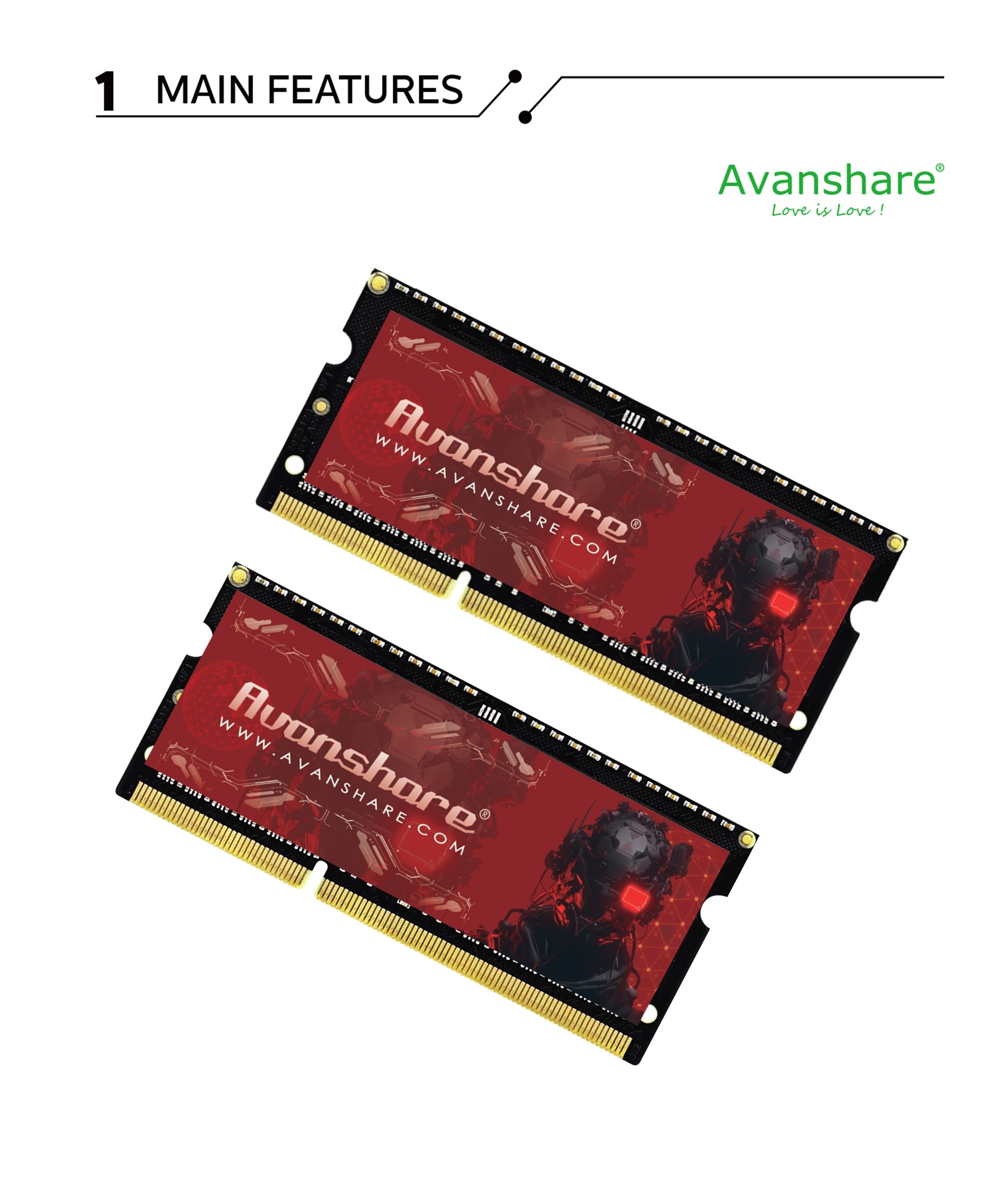 Ddr4 3200 16Gb - Оперативная память Avanshare DDR5 DDR4 DDR3