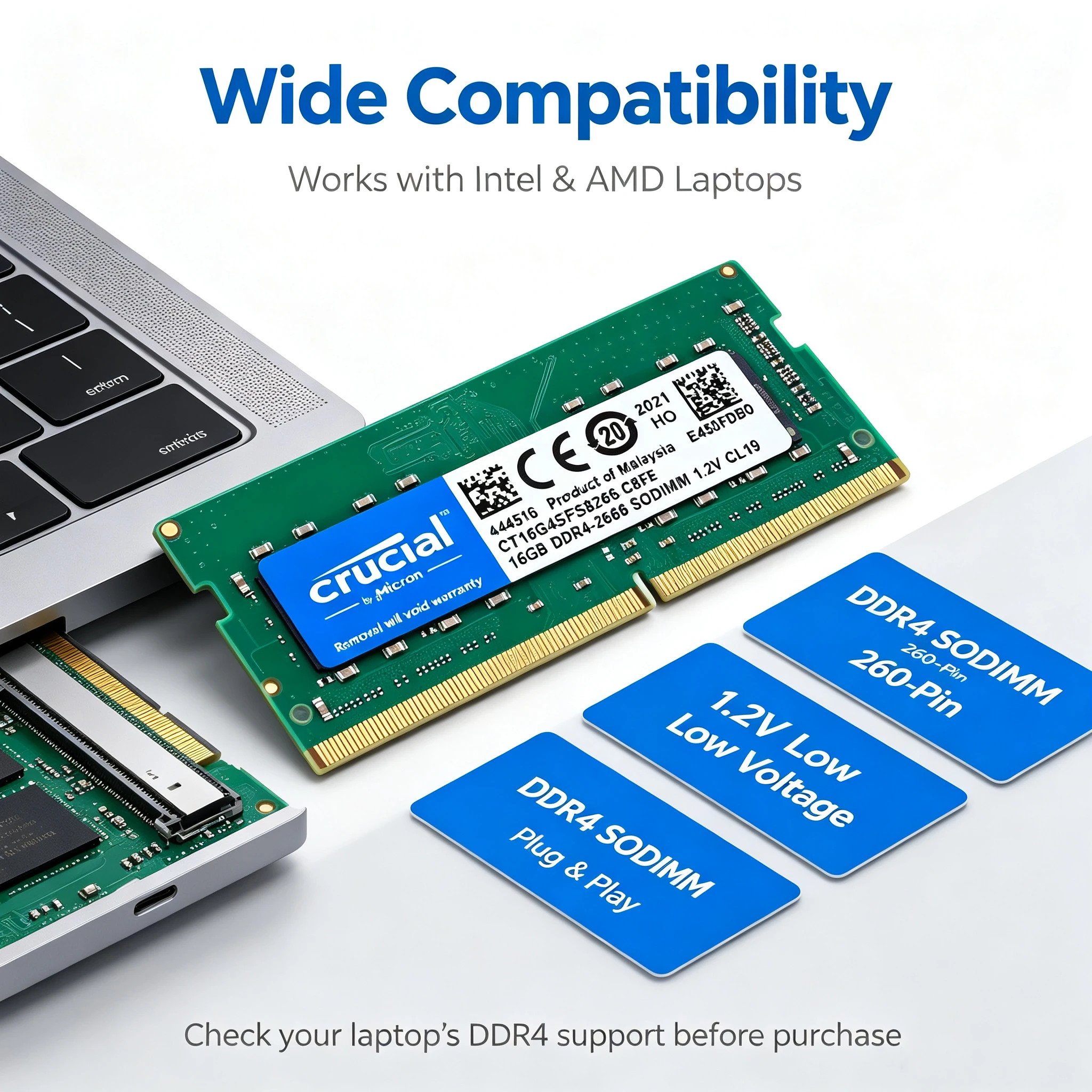 Оперативная память Crucial DDR – обзор и цена Ddr4 2400Mhz