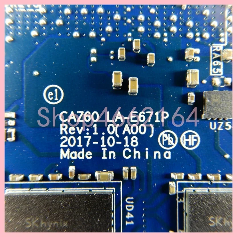LA-E671P с процессором i5-8250 – обзор и цена Ddr4 8Gb