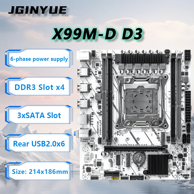 Материнская плата JGINYUE X99  – обзор и цена Ecc Ram Server