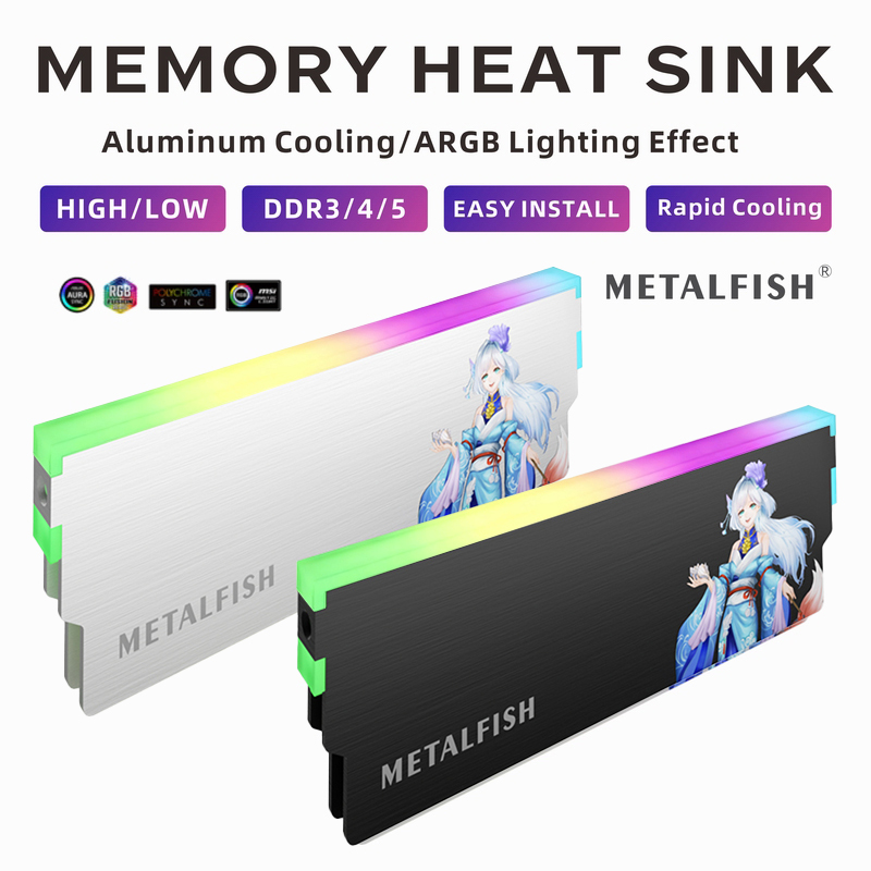 Радиатор METALFISH DRAM 5 В-3P – обзор и цена Ram Memory Module