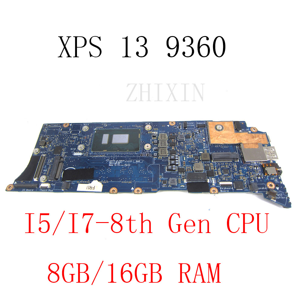 LA-F051P для DELL XPS 13 9360, – обзор и цена Ddr4 8Gb